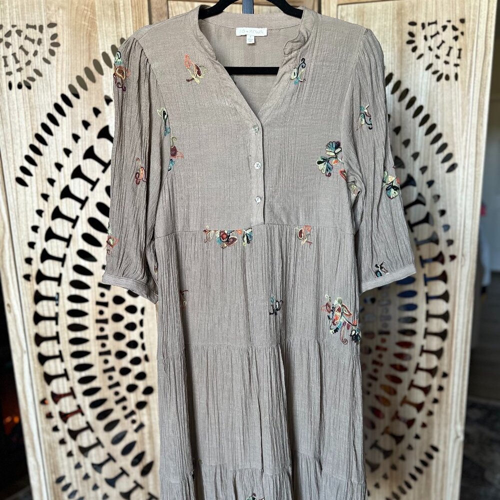 Womens Fig & Flower Dress Size Small